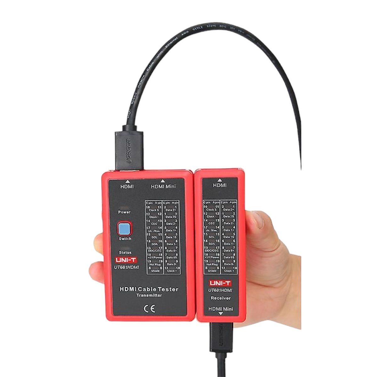 Tester pentru cablu HDMI, UT681HDMI UNI-T